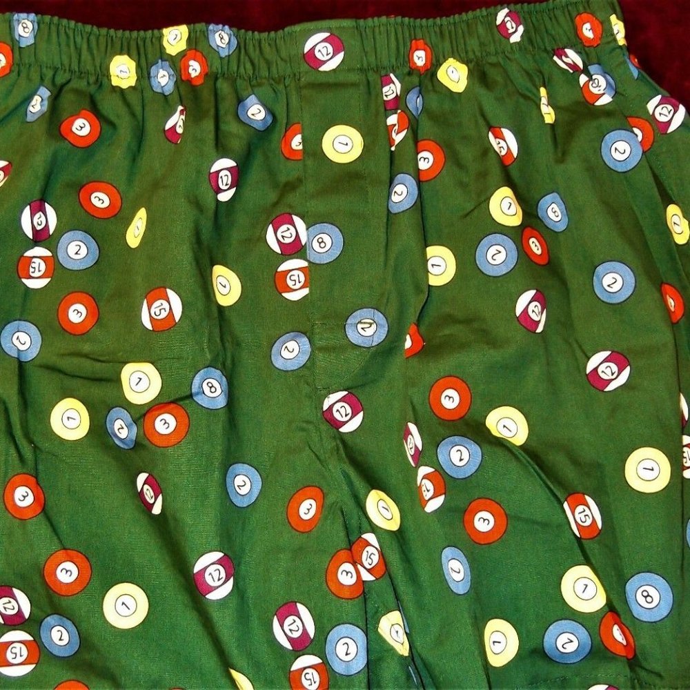 Vintage GAP Boxer Shorts Woven Classic Pool Balls